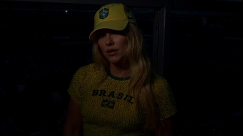 Virginia Fonseca durante jogo do Brasil na Copa do Mundo 2026