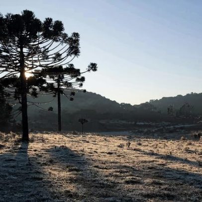 Cidade que registrou as menores temperaturas do país é revelada