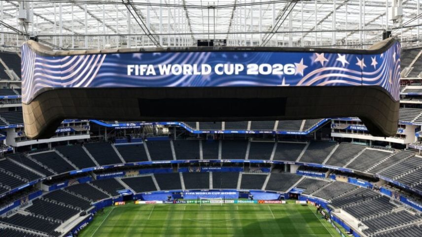 SoFi Stadium, em Los Angeles, estádio da primeira partida da Copa do Mundo 2026 em solo americano