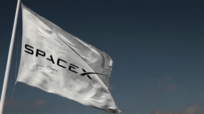 Bandeira da SpaceX - Créditos: depositphotos.com / rafapress