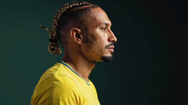 Raphinha espera perder apenas dois jogos do Mundial (Reprodução/Instagram)