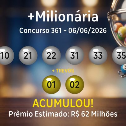 Milionária: veja os números sorteados no concurso 361