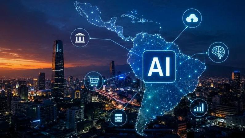 América Latina ganha espaço no radar de investidores globais (Imagem gerada por IA)
