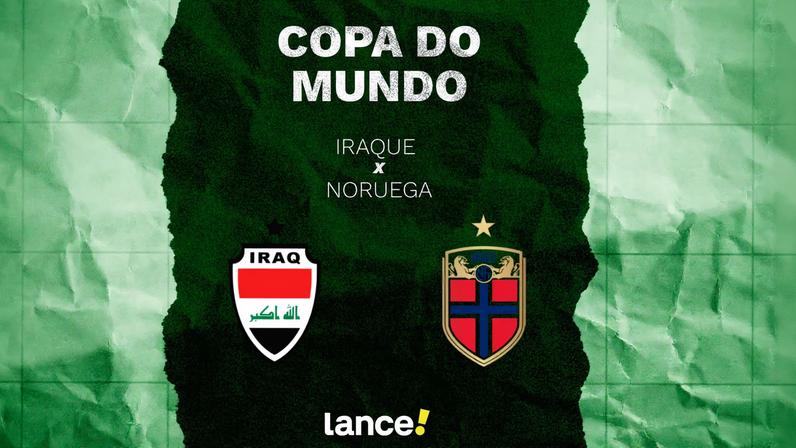 Iraque enfrenta Noruega; horário e onde assistir à Copa do Mundo