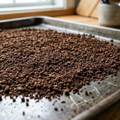 Borras de café na lixeira do banheiro à noite: para que servem e como fica pela manhã