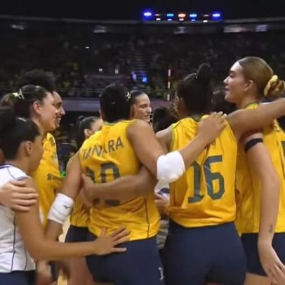 Seleção feminina vence em cinco sets e encerra invencibilidade italiana de 39 jogos