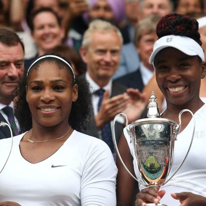 Venus e Serena Williams disputam duplas em Wimbledon