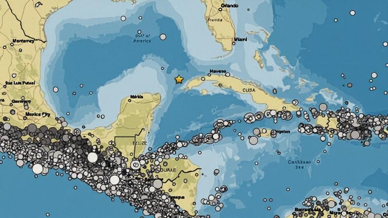 Terremoto de 6,1 é registrado perto de Cuba