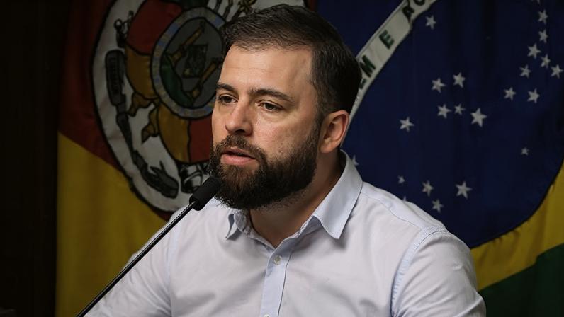 O vereador de Caxias do Sul, Hiago Morandi (PL)