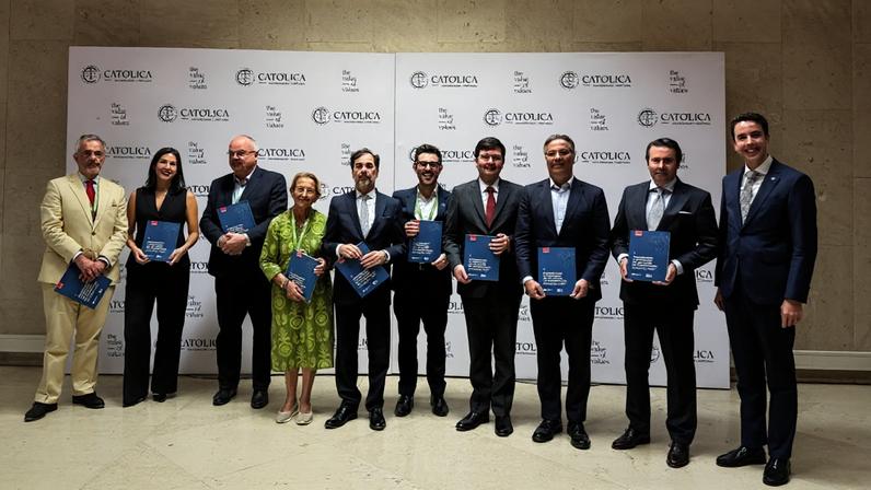 A assinatura do Memorando de Entendimento aconteceu durante o Global Partnership Forum 2026, realizado em Lisboa – Foto: Divulgação/Universidade Católica Portuguesa