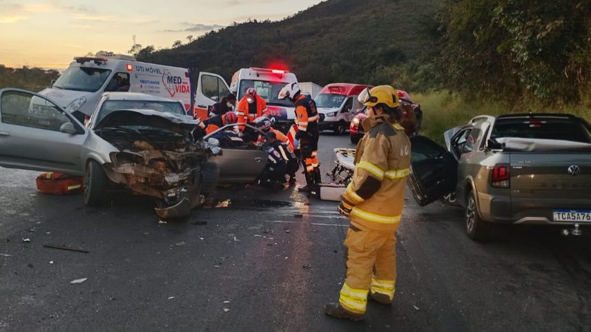 Duas vítimas foram socorridas em estado grave