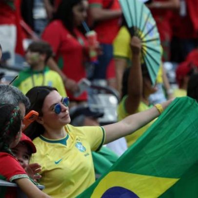 Beting: torcida do Brasil só grita aos 49 do 2º tempo