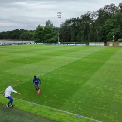 Tchouaméni faz treino forte em atividade individual visando a Copa do Mundo