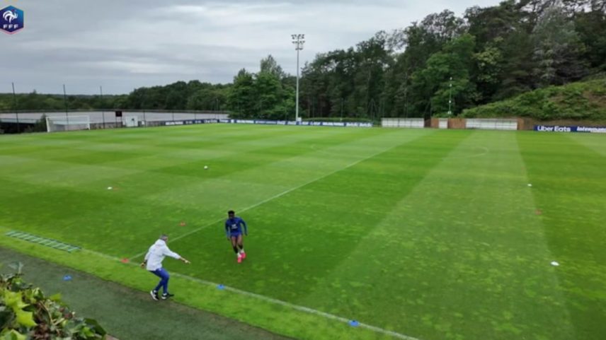 Tchouaméni faz treino forte em atividade individual visando a Copa do Mundo