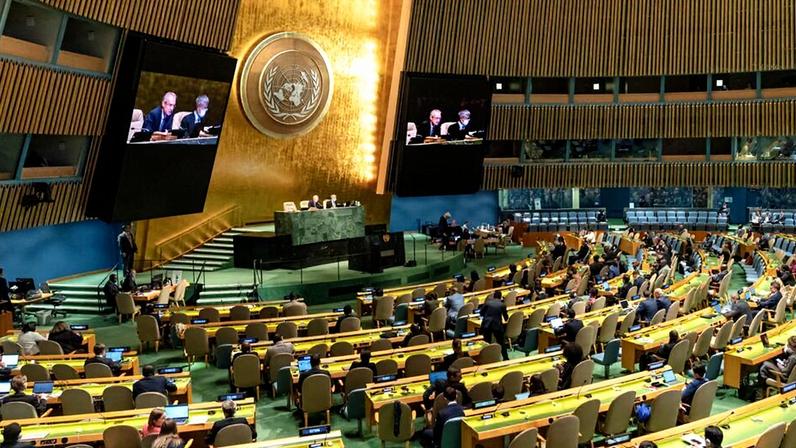 Assembleia Geral da ONU em encontro registrado em outubro de 2022 (Foto: Rick Bajornas/UN Photo)