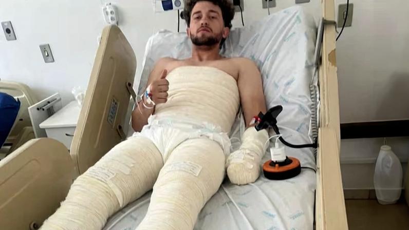 Luiz Emanoel Maciel Marcolino permanece internado no Hospital Regional Antônio Dias