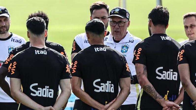 Ancelotti prepara mudanças para o jogo da seleção contra o Haiti. Foto: Werther Santana/Estadão