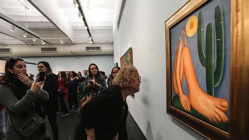 Exposição no Masp, em 2019, reuniu as principais obras de Tarsila do Amaral e foi sucesso de público