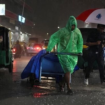 Chuvas de monção na Índia perdem força e ficam abaixo da média