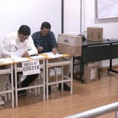 Peru: votos do exterior começam a ser contados
