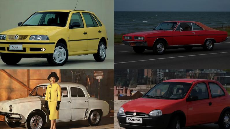 Carros da Copa do Mundo quando o Brasil foi o campeão
