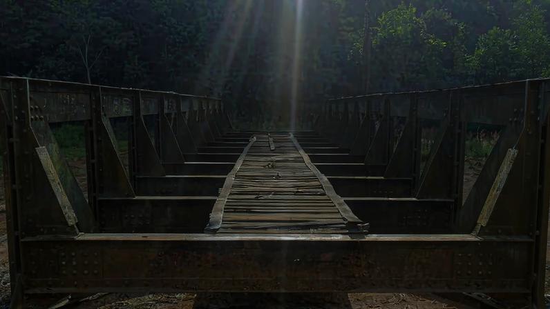 Moradores perceberem que a ponte havia desaparecido de onde ficava no interior de MG