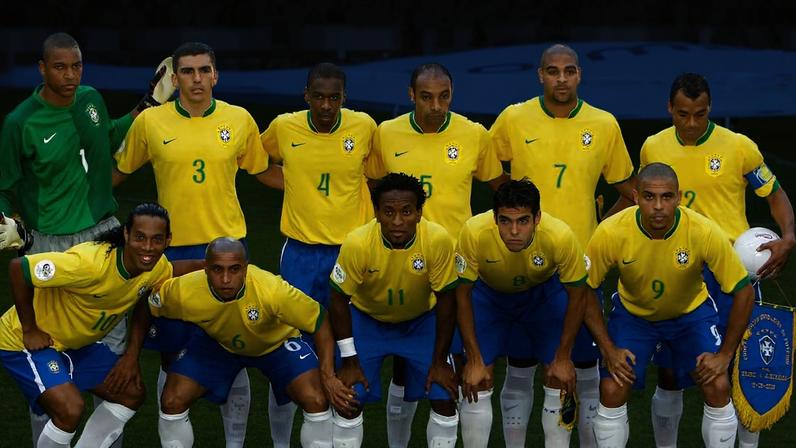 Seleção Brasileira na Copa de 2006. Foto: Acervo CBF