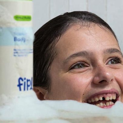 A febre de beleza infantil chega ao banho