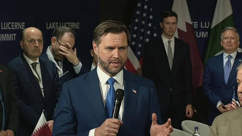 Vice-presidente dos EUA, JD Vance, na Suíça