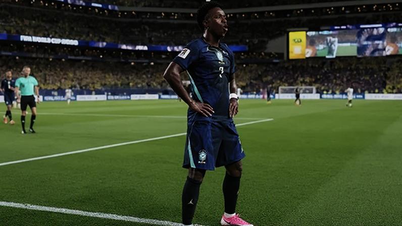 Vini Jr. marcou o terceiro gol da Seleção Brasileira contra o Haiti