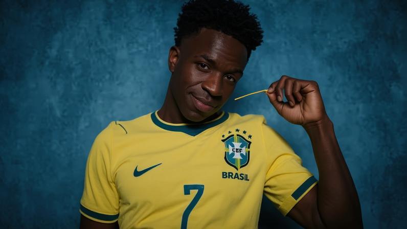 Vinicius Jr., atacante da Seleção