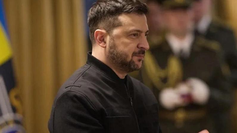 O presidente da Ucrânia, Volodymyr Zelensky