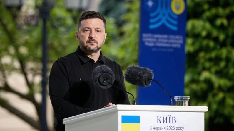 Uma equipe da Agência Internacional de Energia Atômica visitará em breve as instalações para inspecionar o impacto; na imagem, o presidente da Ucrânia, Volodymyr Zelensky