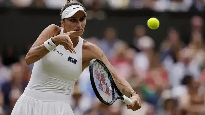 Marketa Vondrousova em Wimbledon