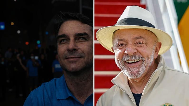 Em simulação de segundo turno, Flávio reuniu 47% dos votos, contra 44% de Lula