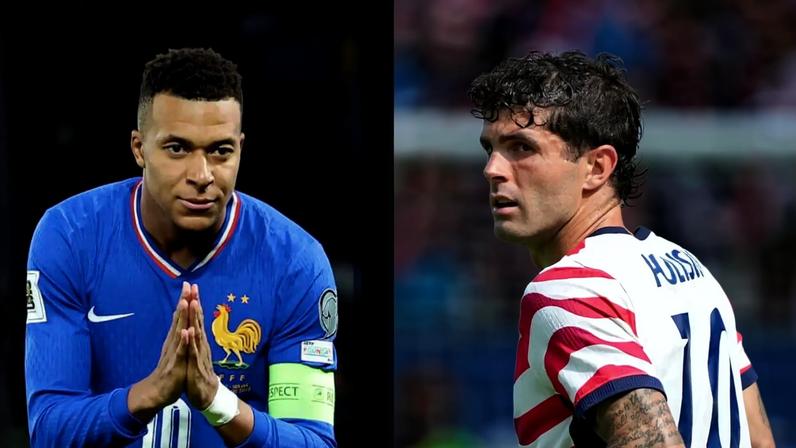 Kylian Mbappe and Christian Pulisic are two of the highest-profile players at this World Cup
