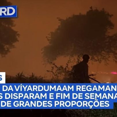 Queimadas disparam e fim de semana registra incêndios de grandes proporções