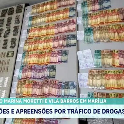 Marília: prisões e apreensões por tráfico em Marina Moretti e Vila Barros
