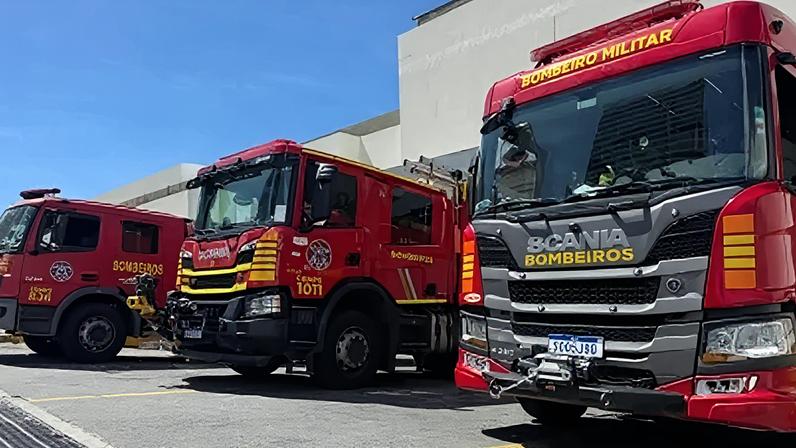 Corpo de Bombeiros informou que a presença de materiais inflamáveis na loja contribuiu para a intensidade da fumaça no shopping