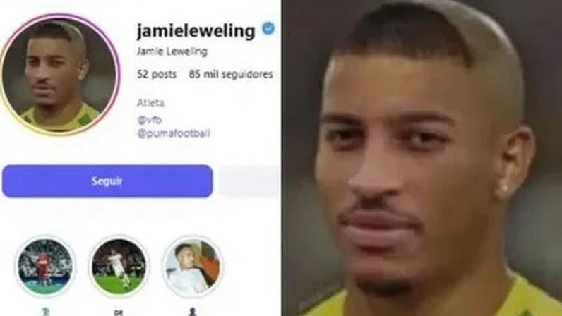 Jamie Leweling altera foto nas redes sociais