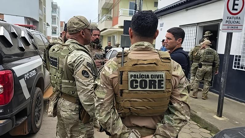 Operação “Lucas 3:14” cumpre mandados contra grupo investigado por homicídios, pistolagem e fraude processual no ES e MG