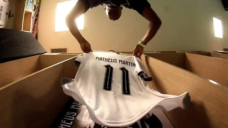 Ação do Botafogo com mancha na camisa conquistou prêmio nos EUA (Foto: Vítor Silva/Botafogo)