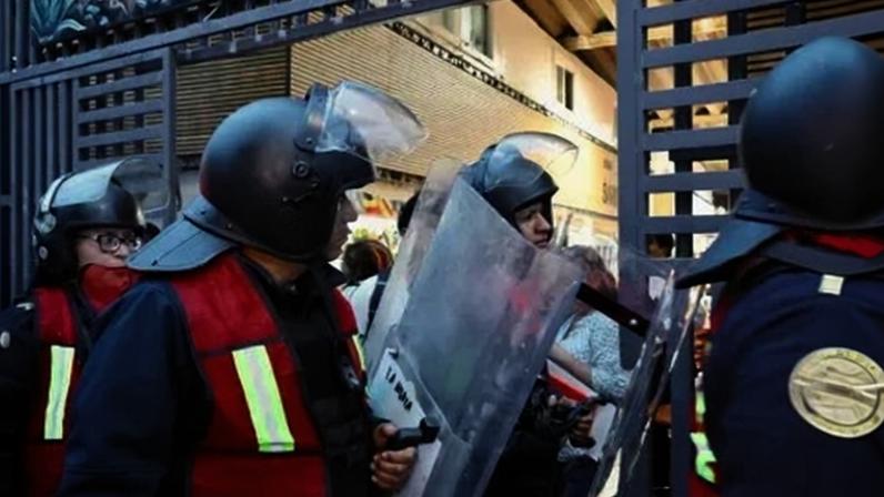 Protesto no México