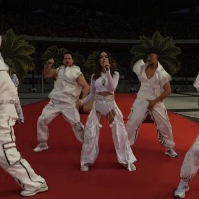 Anitta se apresenta na abertura da Copa nos Estados Unidos