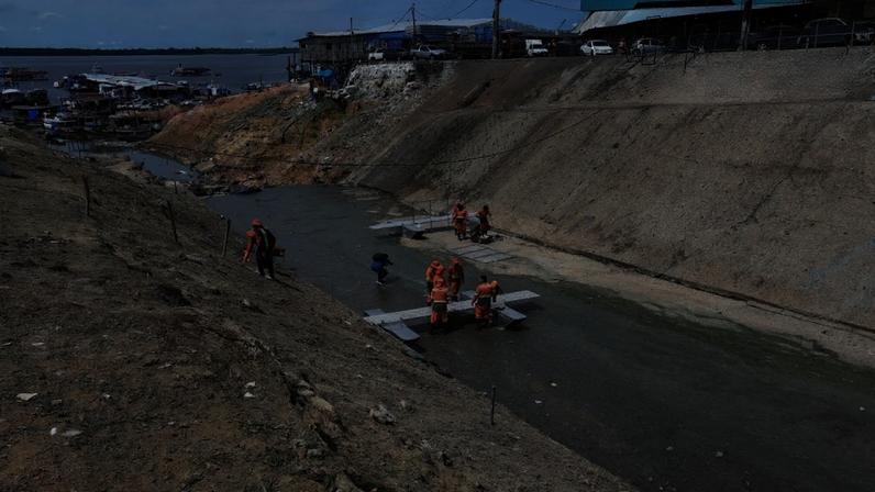 Igarapé de Educandos, na zona sul de Manaus