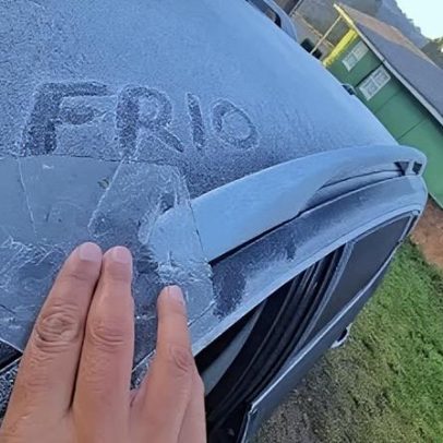 Frente fria pode trazer neve e temperaturas abaixo de 0°C no Brasil