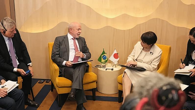 Lula e Sanae Takaichi
