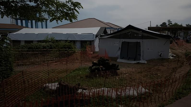 Centro de Tratamento da Doença pelo Vírus Ebola no Hospital Geral de Referência de Bunia, no leste da República Democrática do Congo 15 de junho de 2026