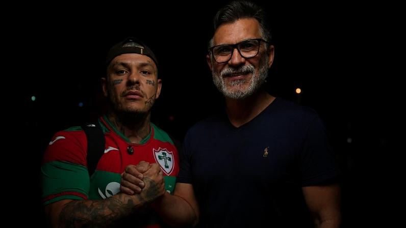 Toguro e Ricardo Rocha em bate-papo direto dos Estados Unidos (Foto: Lance!)