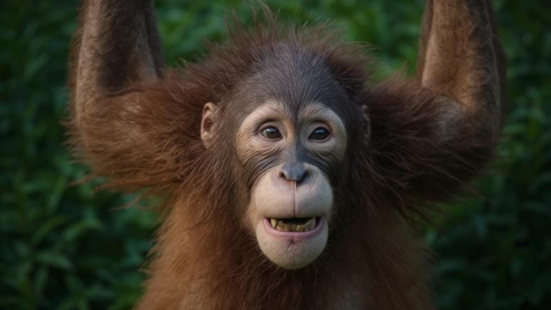 Símios, grupo de mamíferos primatas que inclui os macacos, os grandes antropoides e o próprio ser humano, podem ter rido com um ritmo semelhante ao dos humanos modernos há pelo menos 15 milhões de anos